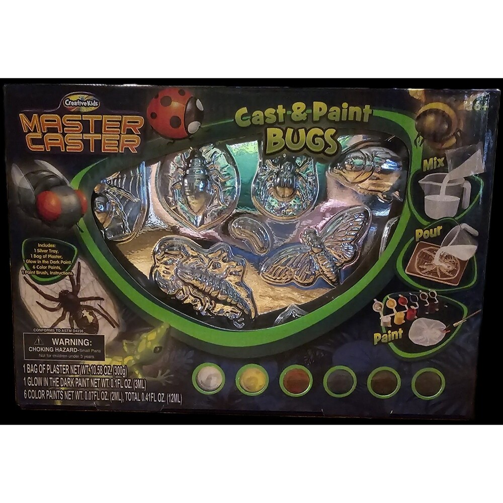 Creative Kids Cast And Paint Bugs, Master Caster, Creative Kids, Brand NEW